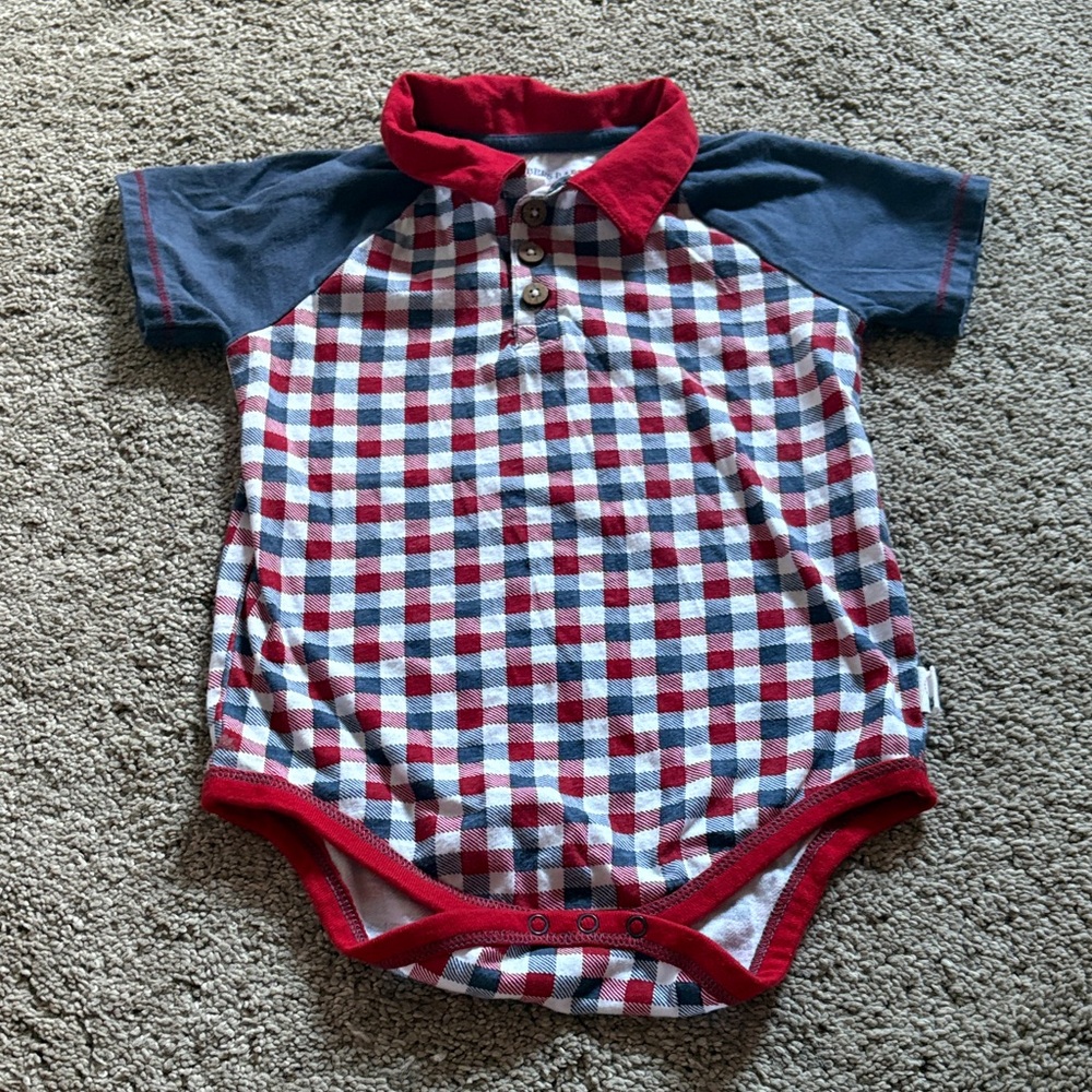 Burt's Bees Baby Vibrant Red Outfit